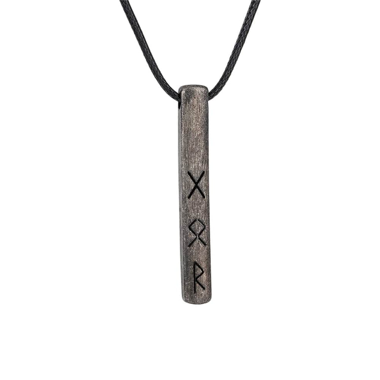 Wikingeramulett des Futhark das Runenalphabet - Edelstahl Wikingeramulett des Futhark das Runenalphabet - Edelstahl