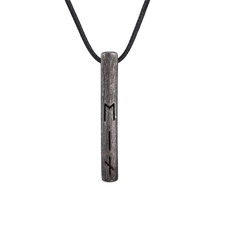 Wikingeramulett des Futhark das Runenalphabet - Edelstahl Wikingeramulett des Futhark das Runenalphabet - Edelstahl