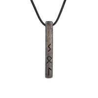 Wikingeramulett des Futhark das Runenalphabet - Edelstahl Wikingeramulett des Futhark das Runenalphabet - Edelstahl