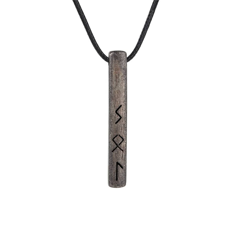 Wikingeramulett des Futhark das Runenalphabet - Edelstahl Wikingeramulett des Futhark das Runenalphabet - Edelstahl