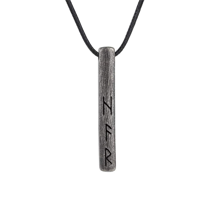 Wikingeramulett des Futhark das Runenalphabet - Edelstahl Wikingeramulett des Futhark das Runenalphabet - Edelstahl