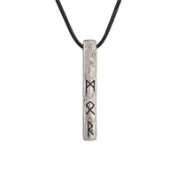 Wikingeramulett des Futhark das Runenalphabet - Edelstahl Wikingeramulett des Futhark das Runenalphabet - Edelstahl