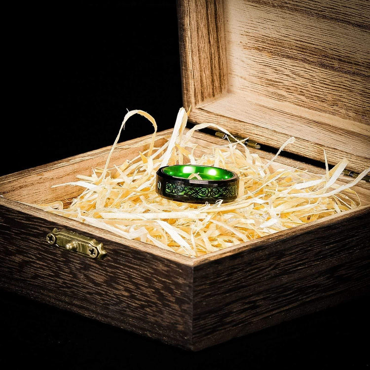 Jarl's Ring \"Kattegat Wald\" aus Wolfram Jarl's Ring \"Kattegat Wald\" aus Wolfram