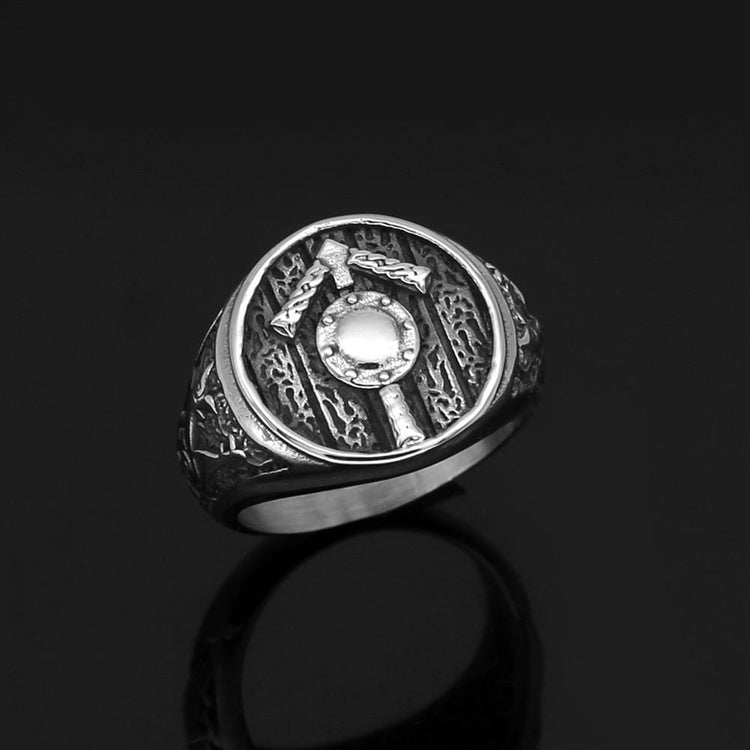 Nordischer Runenring | Edelstahl Nordischer Runenring | Edelstahl