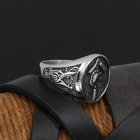 Nordischer Runenring | Edelstahl Nordischer Runenring | Edelstahl