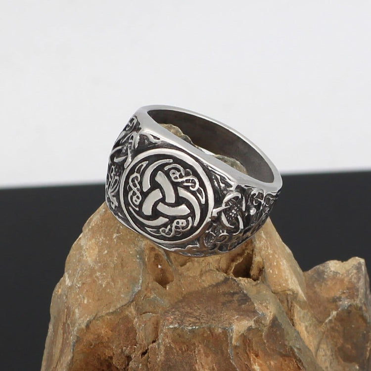 Dreifacher Ring Odins Horn Dreifacher Ring Odins Horn