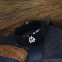 Wikinger-Ring Valknut Wikinger-Ring Valknut