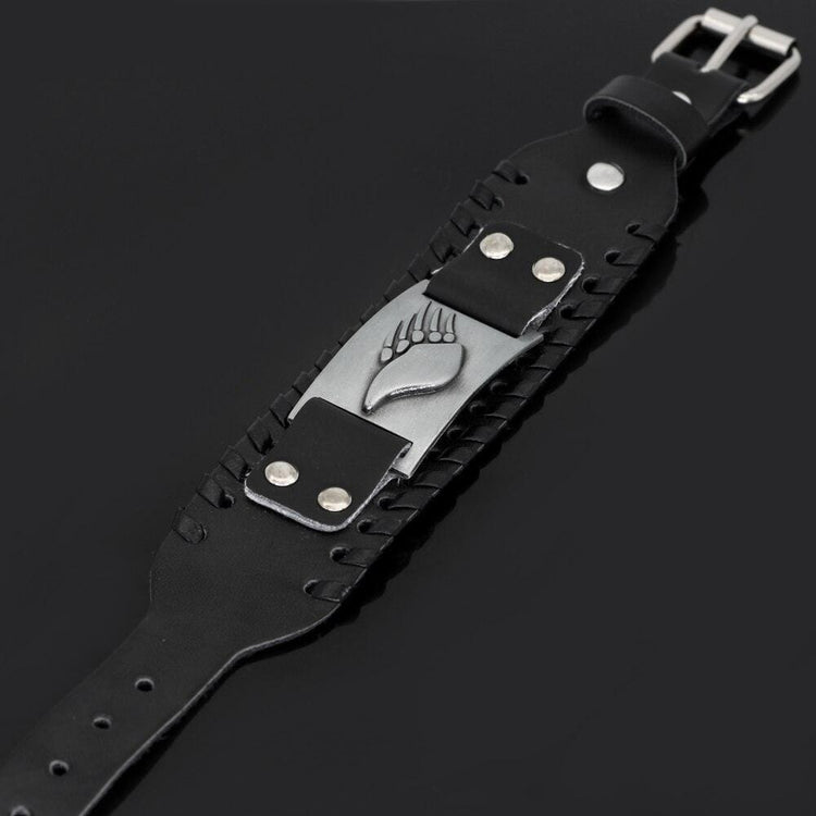 Berserker-Armband aus Leder Berserker-Armband aus Leder
