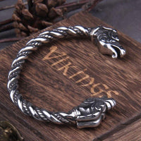 Wikinger-Treue-Armband - Drachenkopf Wikinger-Treue-Armband - Drachenkopf