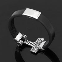 Thors Hammer Lederarmband - Mjolnir Thors Hammer Lederarmband - Mjolnir