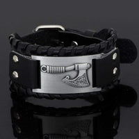 Axt-Armband aus Leder Axt-Armband aus Leder