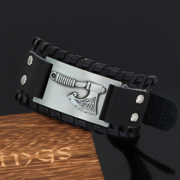 Axt-Armband aus Leder Axt-Armband aus Leder