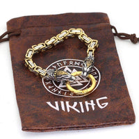 Schlangenkopf-Armband vergoldet | Edelstahl Schlangenkopf-Armband vergoldet | Edelstahl