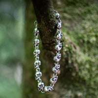 Wikinger-Ketten-Totenkopf-Armband Wikinger-Ketten-Totenkopf-Armband