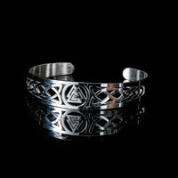 Viking Valknut Verstellbares Edelstahlarmband Viking Valknut Verstellbares Edelstahlarmband