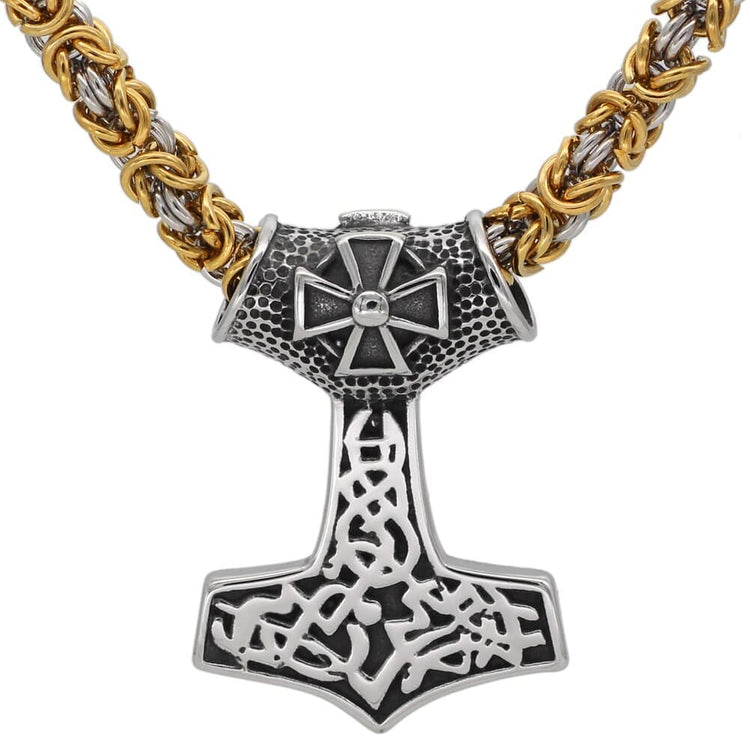 Verzierte Mjolnir-Kette der Tapferkeit Verzierte Mjolnir-Kette der Tapferkeit
