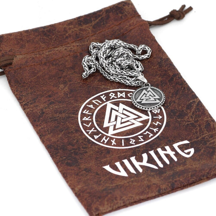 Halskette des Kämpfers - Valknut Halskette des Kämpfers - Valknut