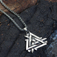 Halskette Schwerter der gefallenen Helden - Valknut Halskette Schwerter der gefallenen Helden - Valknut