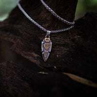 Odins Speer-Halskette - Valknut Odins Speer-Halskette - Valknut
