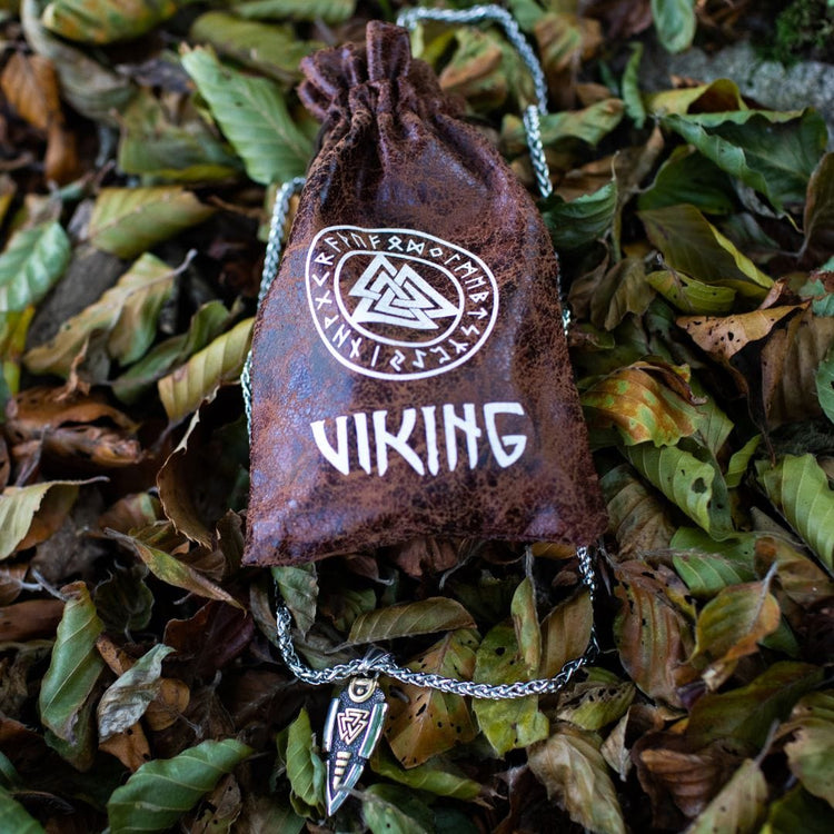 Odins Speer-Halskette - Valknut Odins Speer-Halskette - Valknut