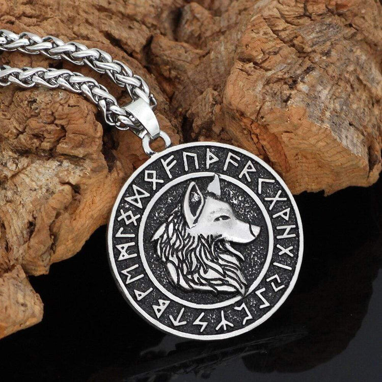 Wolf Halskette | Zinklegierung Wolf Halskette | Zinklegierung