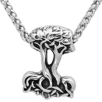 Mjolnir-Halskette in Form von Yggdrasil Mjolnir-Halskette in Form von Yggdrasil