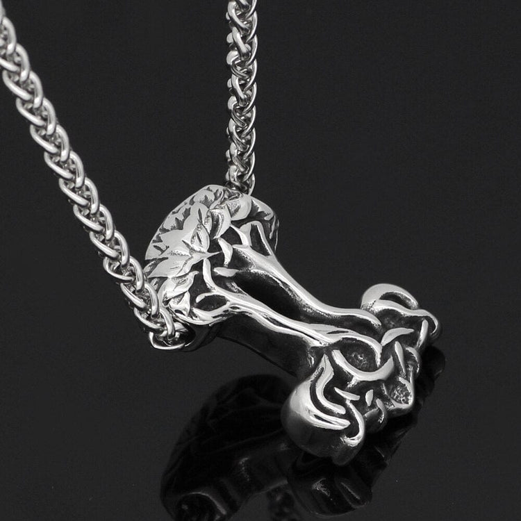 Mjolnir-Halskette in Form von Yggdrasil Mjolnir-Halskette in Form von Yggdrasil