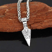 Schelle Spitze Valknut | Edelstahl Schelle Spitze Valknut | Edelstahl