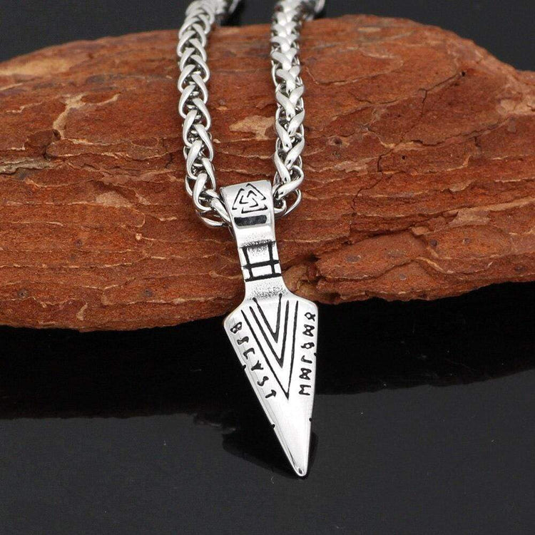 Schelle Spitze Valknut | Edelstahl Schelle Spitze Valknut | Edelstahl