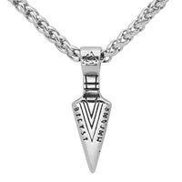 Schelle Spitze Valknut | Edelstahl Schelle Spitze Valknut | Edelstahl