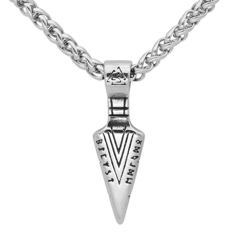 Schelle Spitze Valknut | Edelstahl Schelle Spitze Valknut | Edelstahl