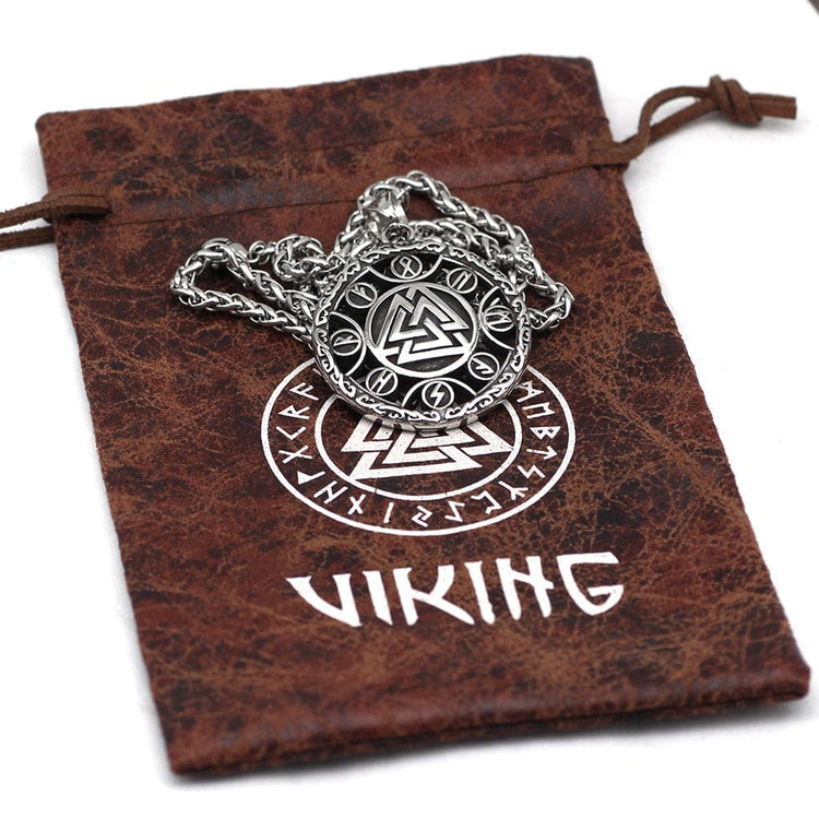 Runenhalskette Valknut Runenhalskette Valknut