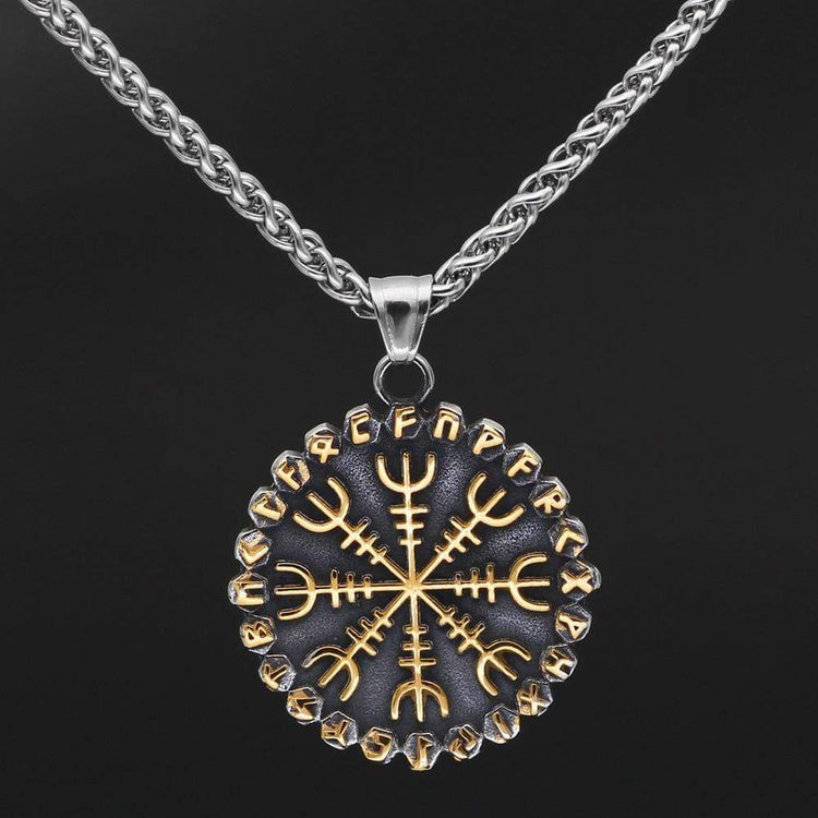 Vegvisir Halsband | Edelstahl Vegvisir Halsband | Edelstahl