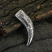 Wikingerkette Zahn von Fenrir, dem Riesenwolf Wikingerkette Zahn von Fenrir, dem Riesenwolf