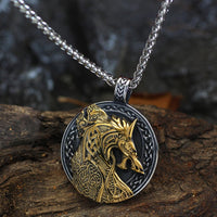 Wikinger-Halskette Jörmungandr die Schlange von Midgard Wikinger-Halskette Jörmungandr die Schlange von Midgard