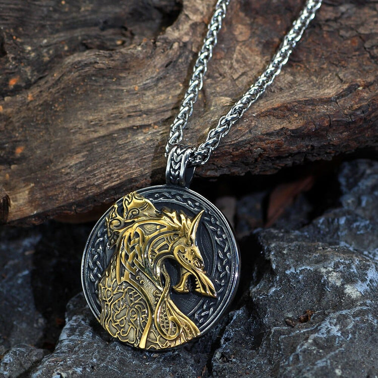 Wikinger-Halskette Jörmungandr die Schlange von Midgard Wikinger-Halskette Jörmungandr die Schlange von Midgard