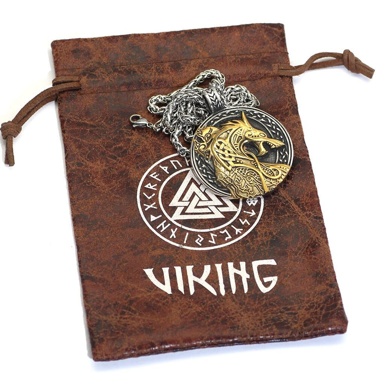 Wikinger-Halskette Jörmungandr die Schlange von Midgard Wikinger-Halskette Jörmungandr die Schlange von Midgard