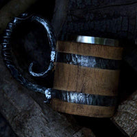 Der Wikinger Holzbecher Der Wikinger Holzbecher