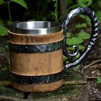 Der Wikinger Holzbecher Der Wikinger Holzbecher