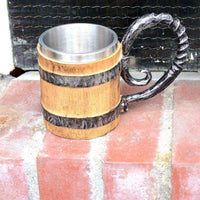 Der Wikinger Holzbecher Der Wikinger Holzbecher