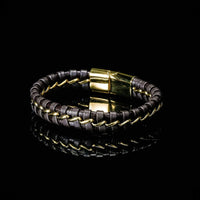 Präzisions-Wikingerarmband aus geflochtenem Leder Präzisions-Wikingerarmband aus geflochtenem Leder