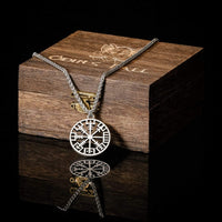 Wikinger Halskette Vegvisir Kompass Wikinger Halskette Vegvisir Kompass