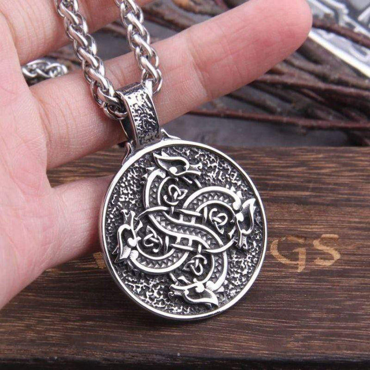 Wikinger Drachentanz Halskette Wikinger Drachentanz Halskette