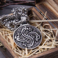 Wikinger Drachentanz Halskette Wikinger Drachentanz Halskette
