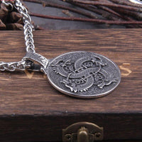 Wikinger Drachentanz Halskette Wikinger Drachentanz Halskette