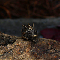 Haar-/Bartperlen Wolf Fenrir - 3 Stück Edelstahl Haar-/Bartperlen Wolf Fenrir - 3 Stück Edelstahl