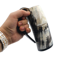 Kleiner Wikingerbecher aus Ochsenhorn Kleiner Wikingerbecher aus Ochsenhorn