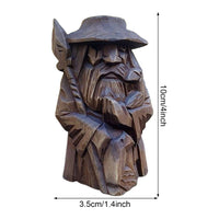 Wikingerstatuette aus Holz Nordische Götter Wikingerstatuette aus Holz Nordische Götter