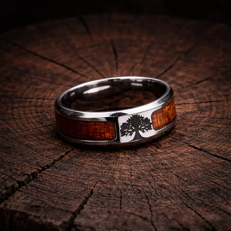 Yggdrasil-Ring - Edelstahl