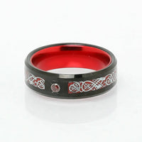 Jarl's Ring \"Blut von Walhalla\" aus Wolfram